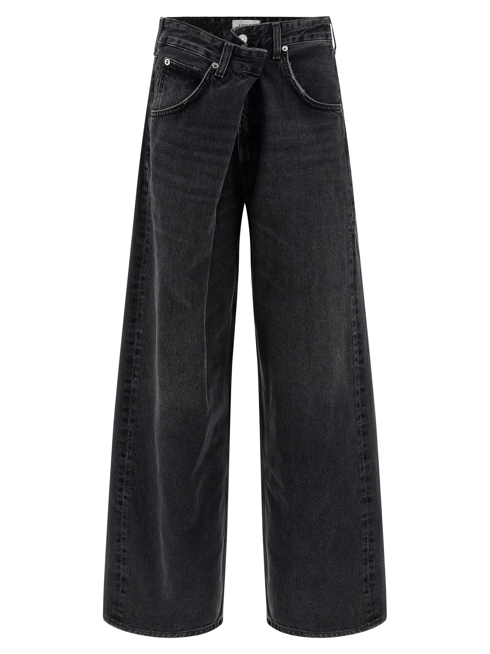 Agolde Black Cotton Jeans Denim