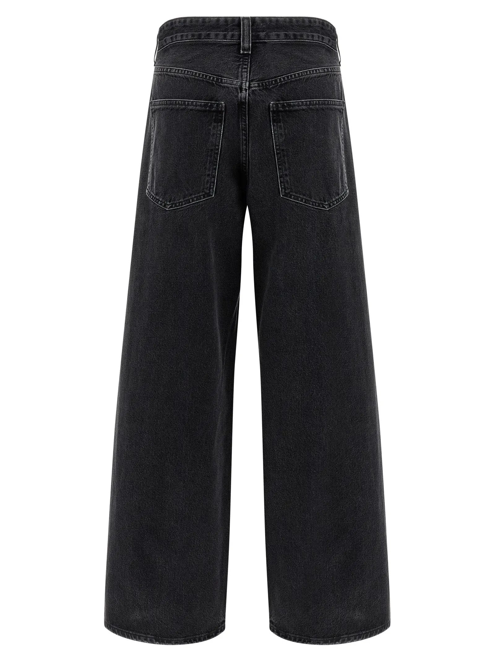 Agolde Black Cotton Jeans Denim