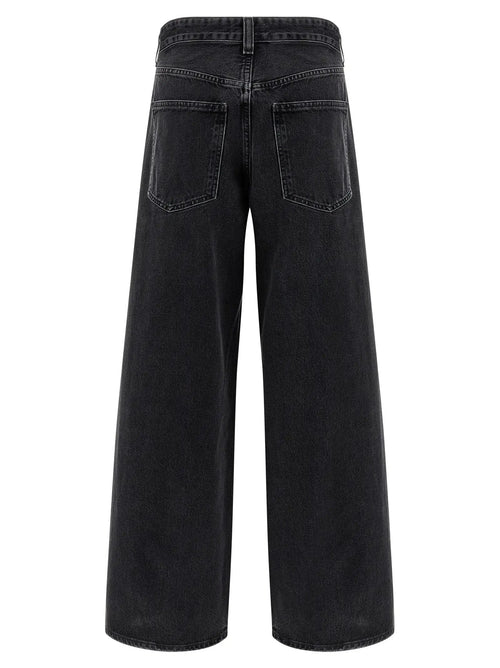 Agolde Black Cotton Jeans Denim