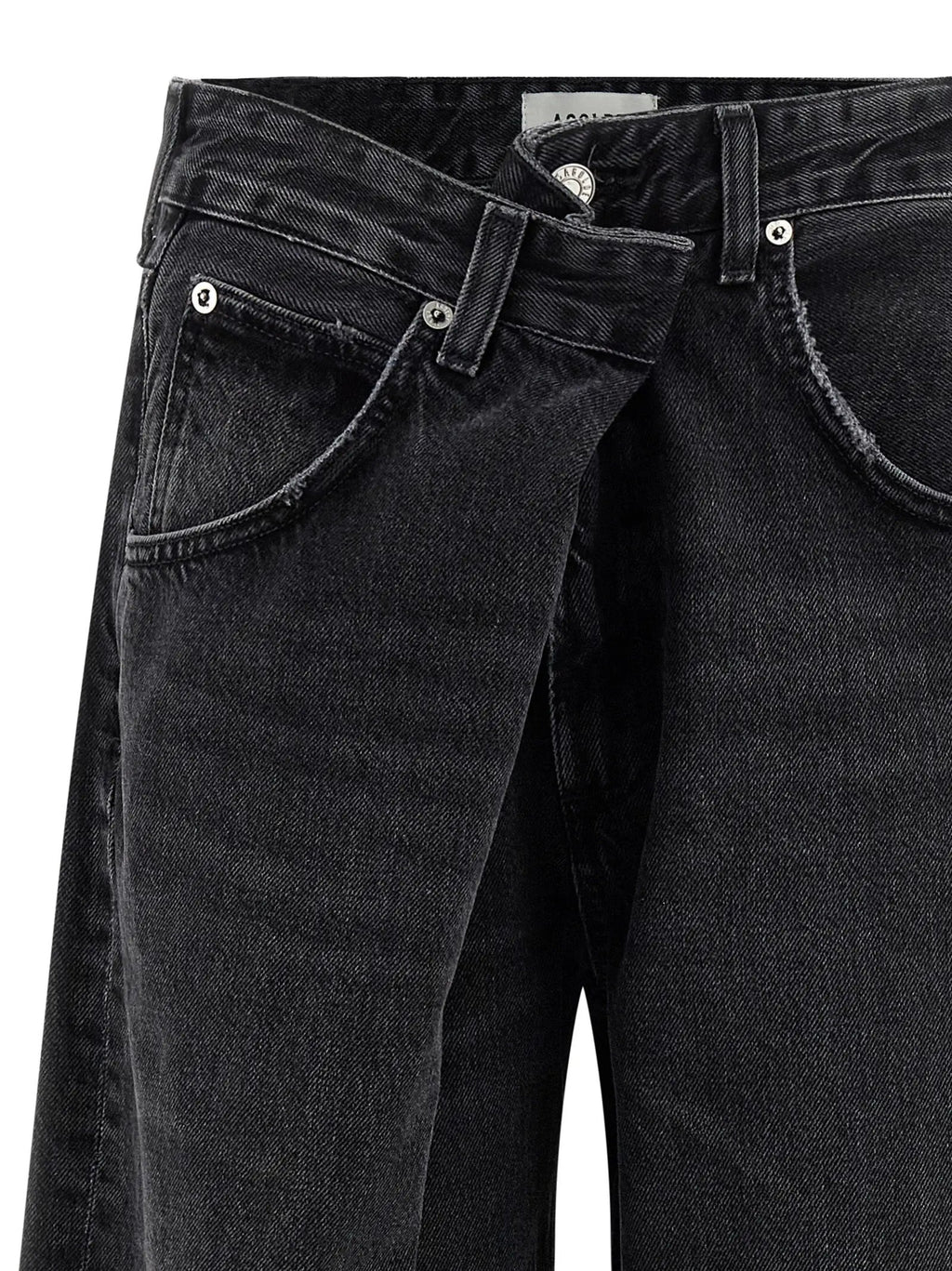 Agolde Black Cotton Jeans Denim