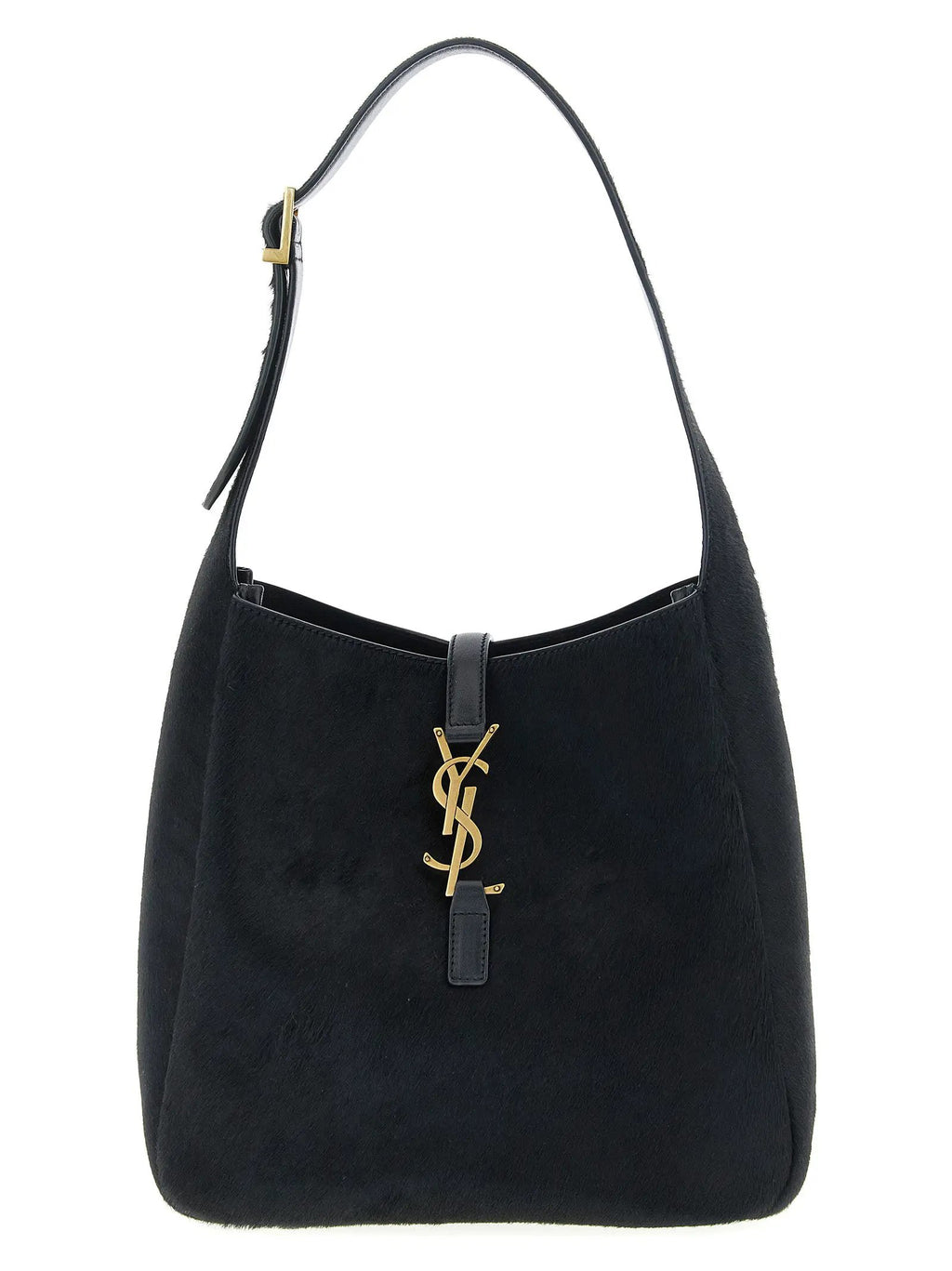 Saint Laurent Black Calfskin Shoulder Bag