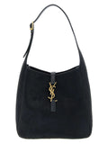 Saint Laurent Black Calfskin Shoulder Bag