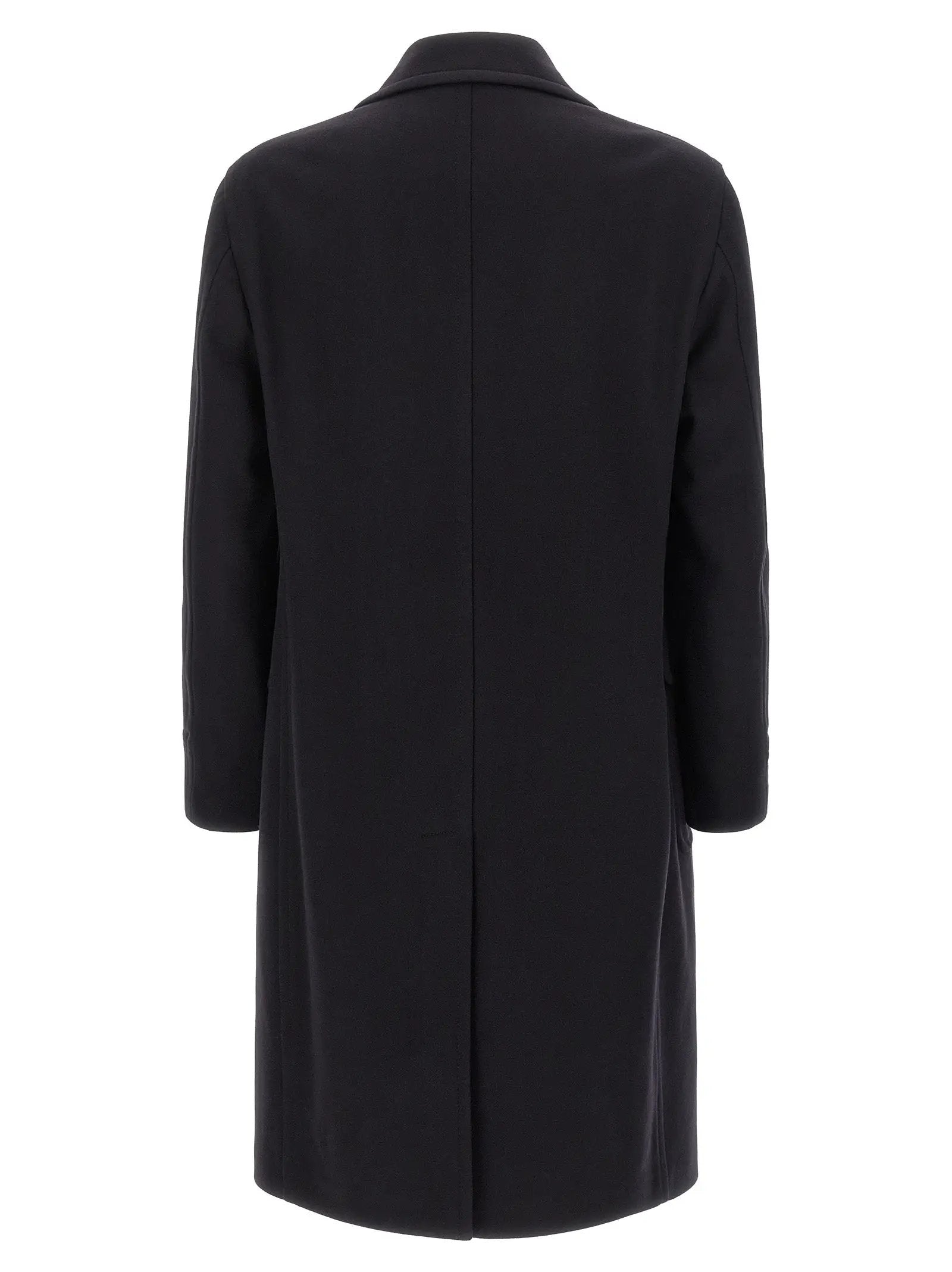 Tagliatore Blue Wool Coat