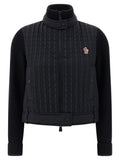 Moncler Grenoble Black Polyamide Cardigan