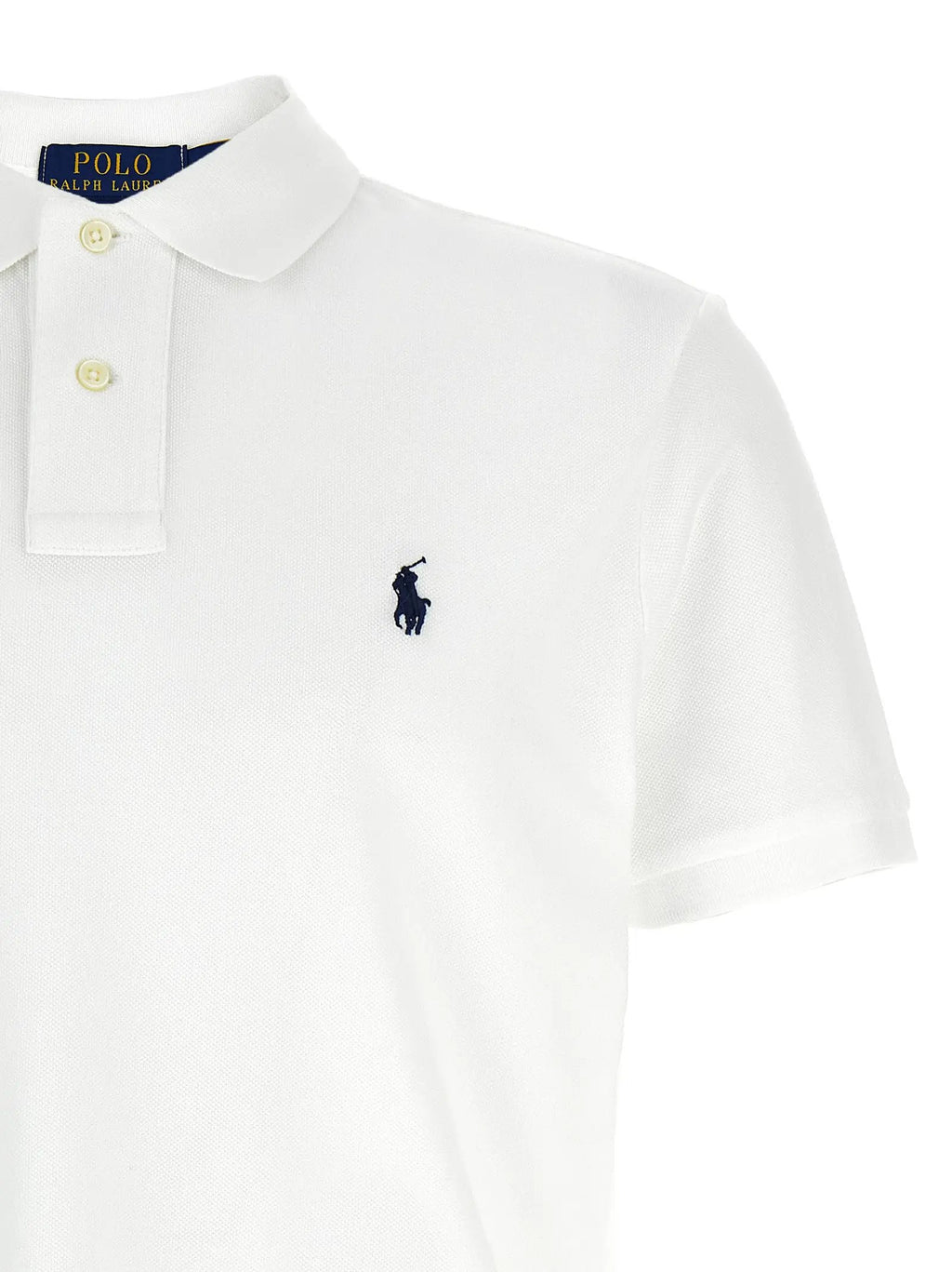 Polo Ralph Lauren White Cotton Polo Shirt