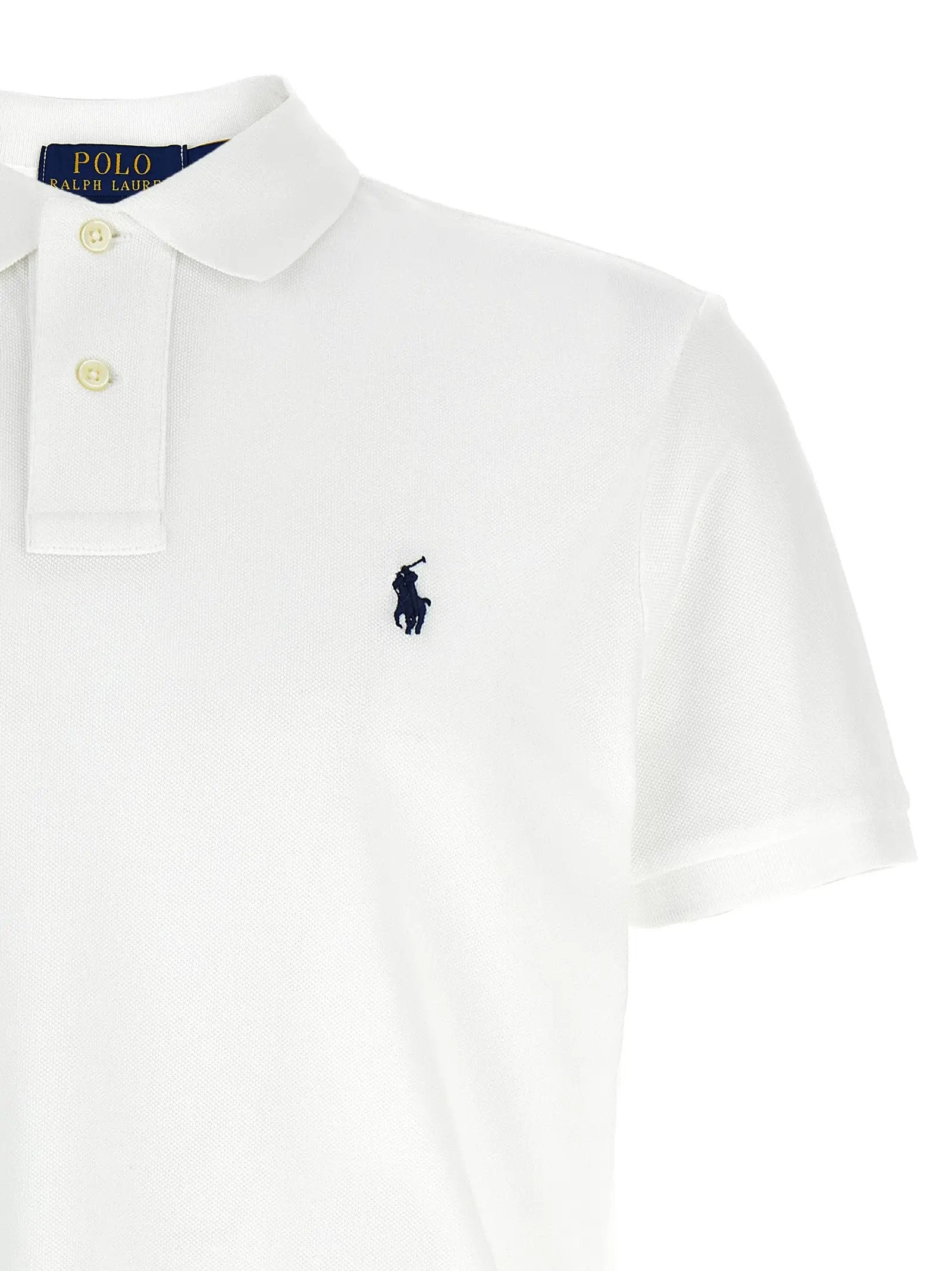 Polo Ralph Lauren White Cotton Polo Shirt