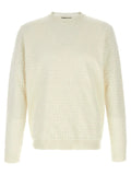 Fendi White Cotton Cardigan
