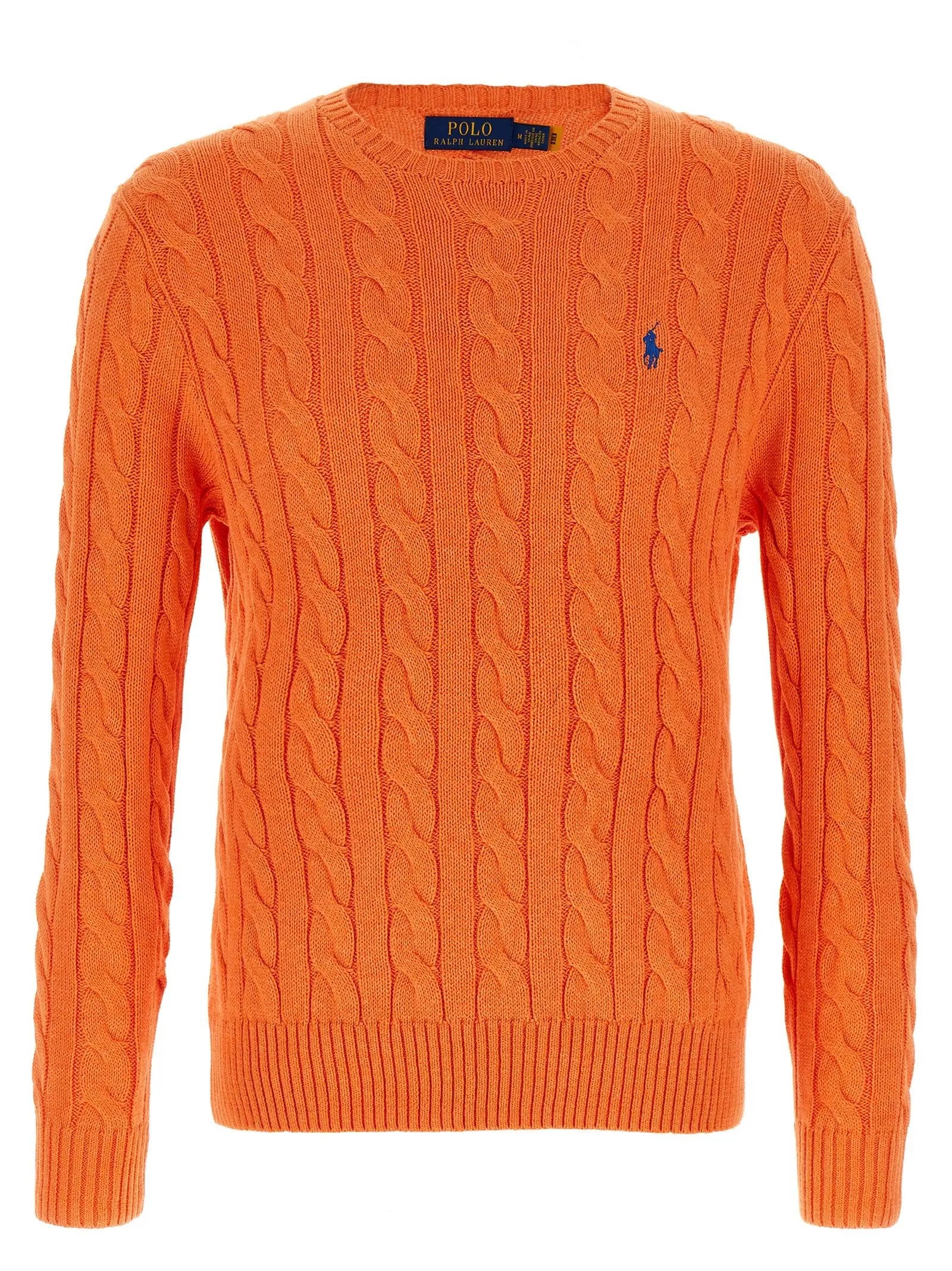 Polo Ralph Lauren Orange Cotton Cardigan