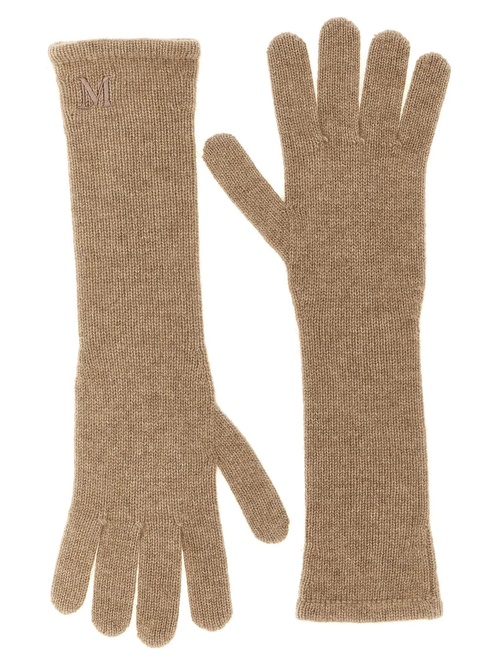 Max Mara Beige Cashmere Gloves