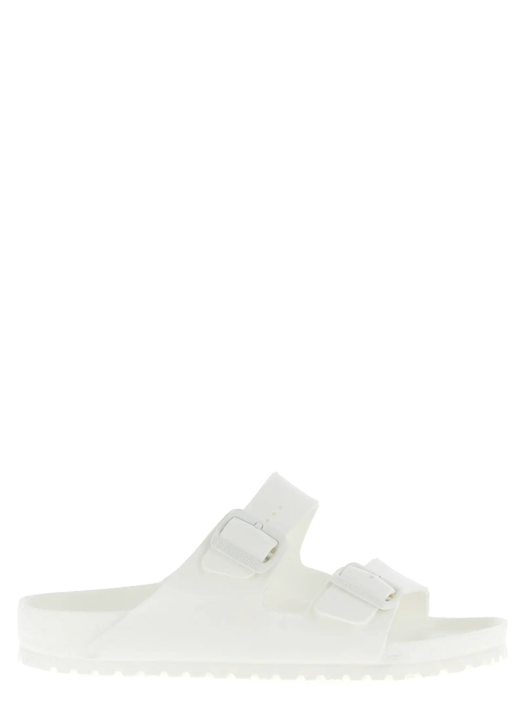 Birkenstock White Synthetic Slides