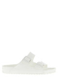 Birkenstock White Synthetic Slides