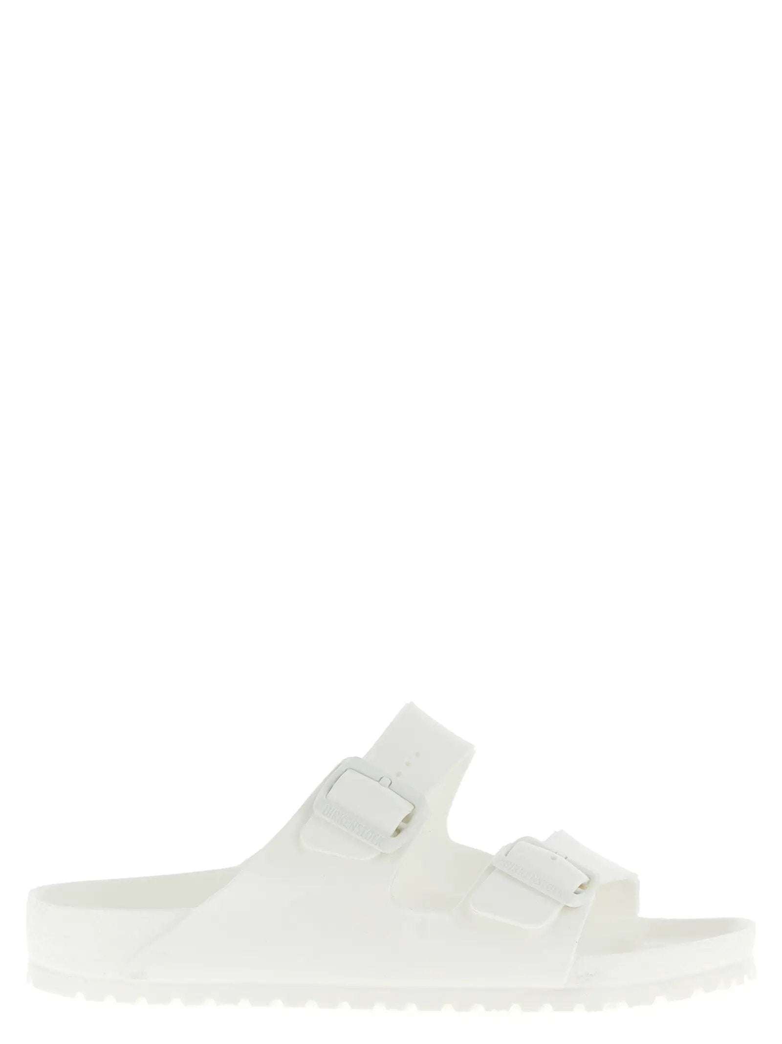 Birkenstock White Synthetic Slides