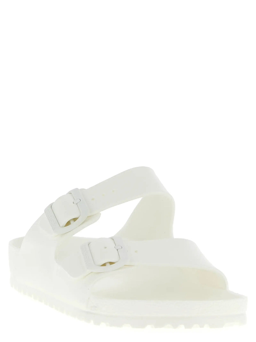 Birkenstock White Synthetic Slides