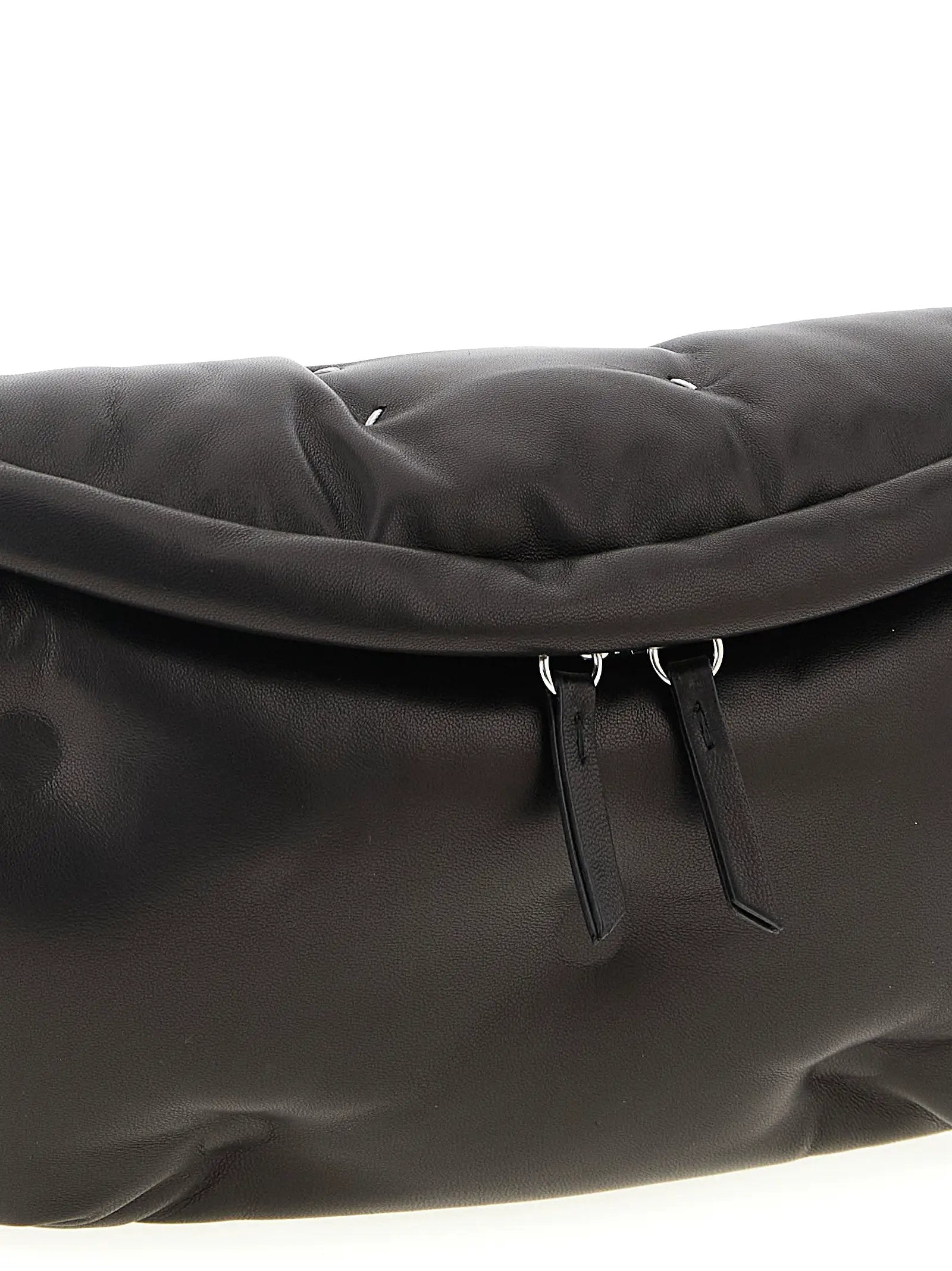 Maison Margiela Black Lambskin Crossbody Bag