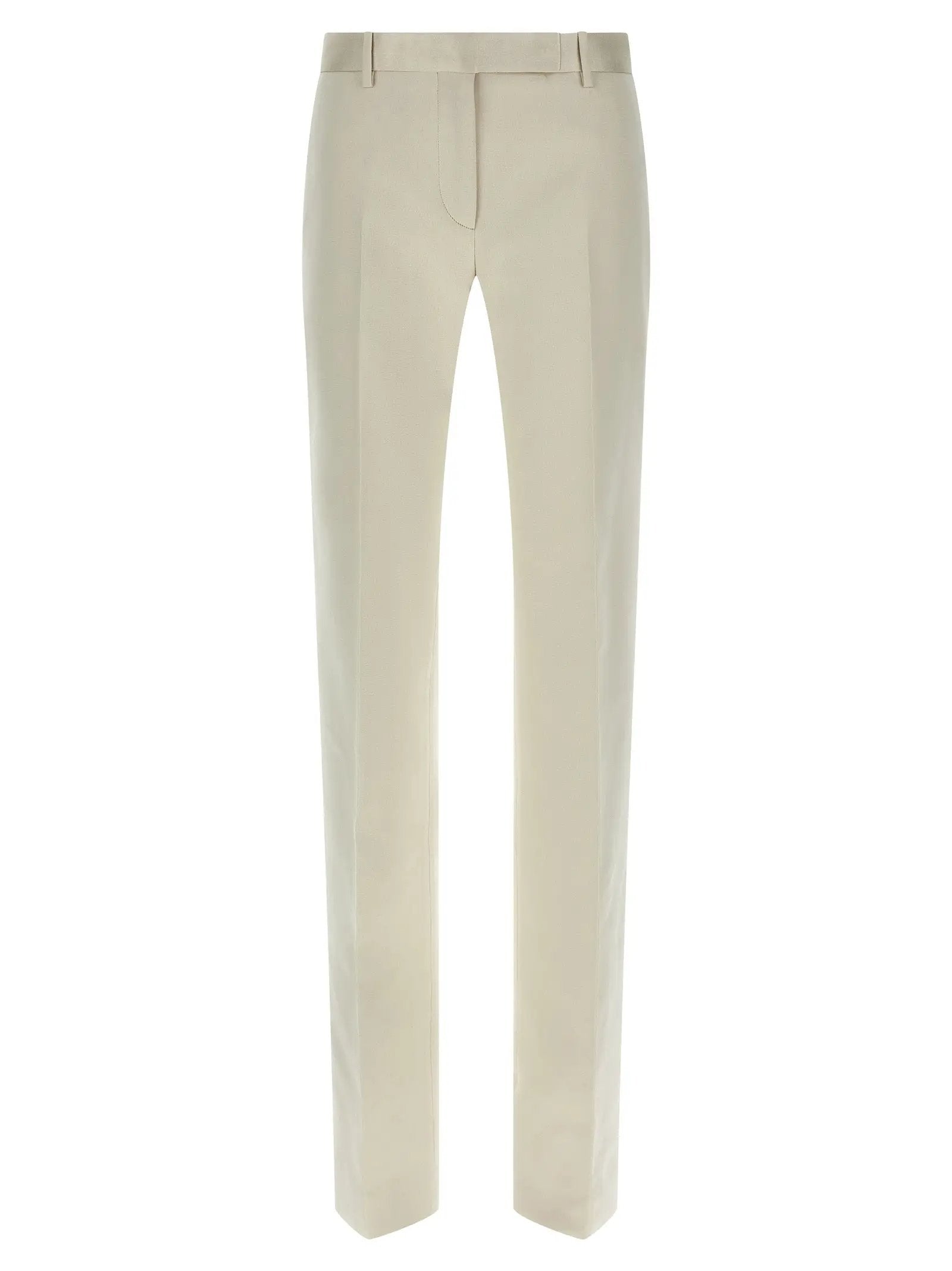 Tom Ford Beige Cotton Dress Pants
