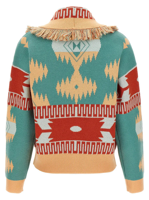 Alanui Alanui Multicolor Wool Cardigan