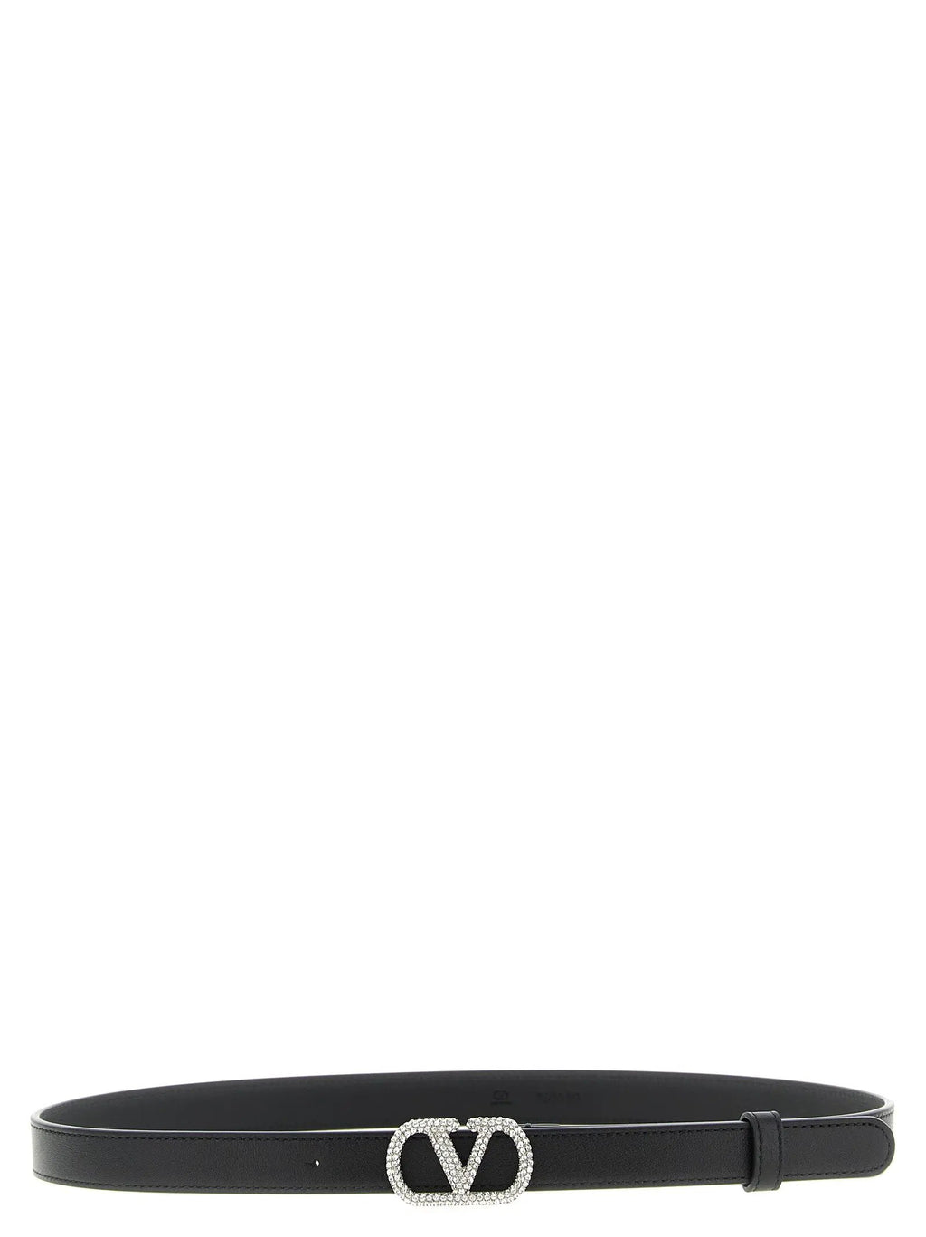 Valentino Garavani Black Calfskin Regular Belt