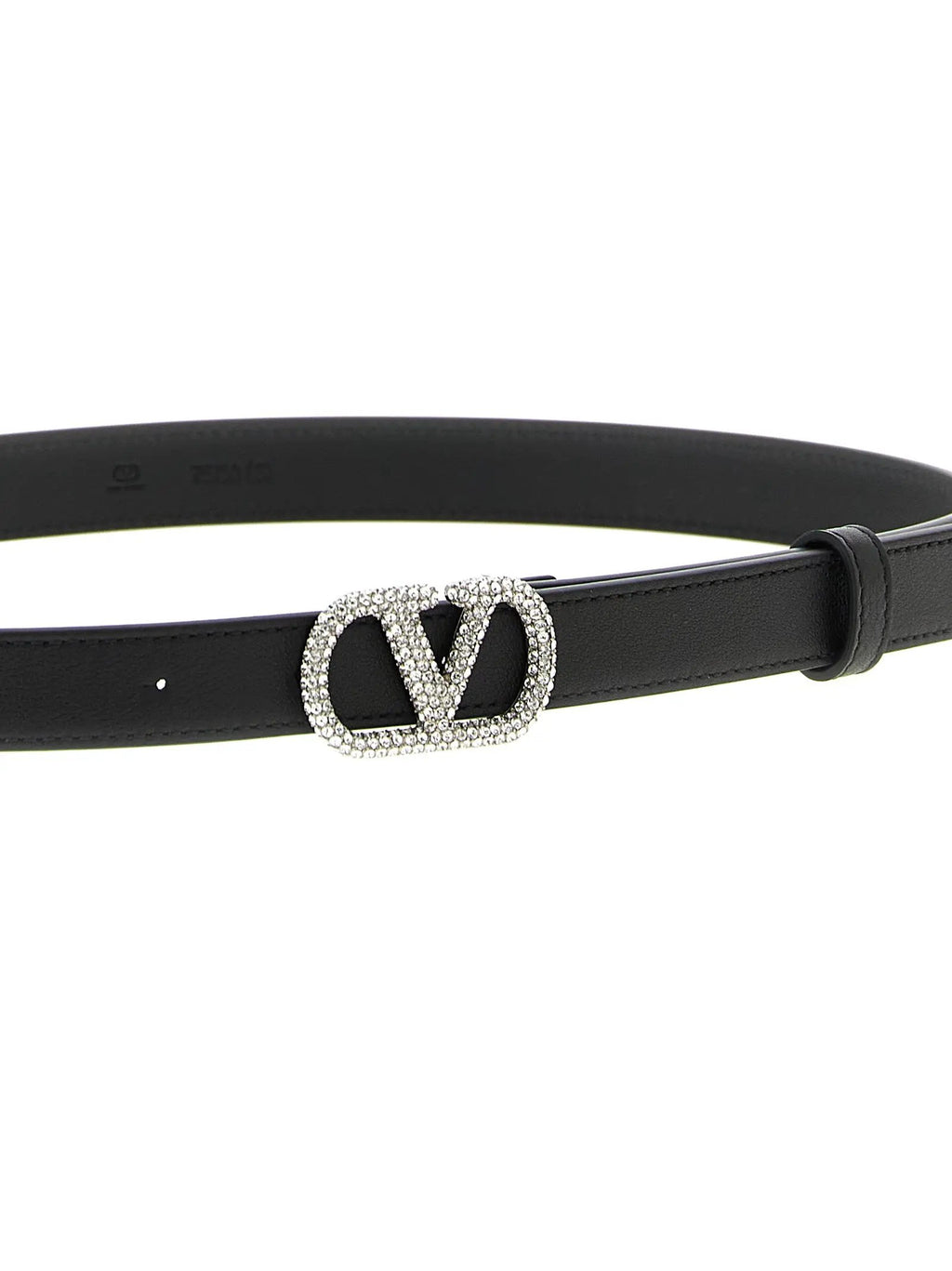 Valentino Garavani Black Calfskin Regular Belt
