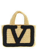 Valentino Garavani Black Viscose Tote Bag