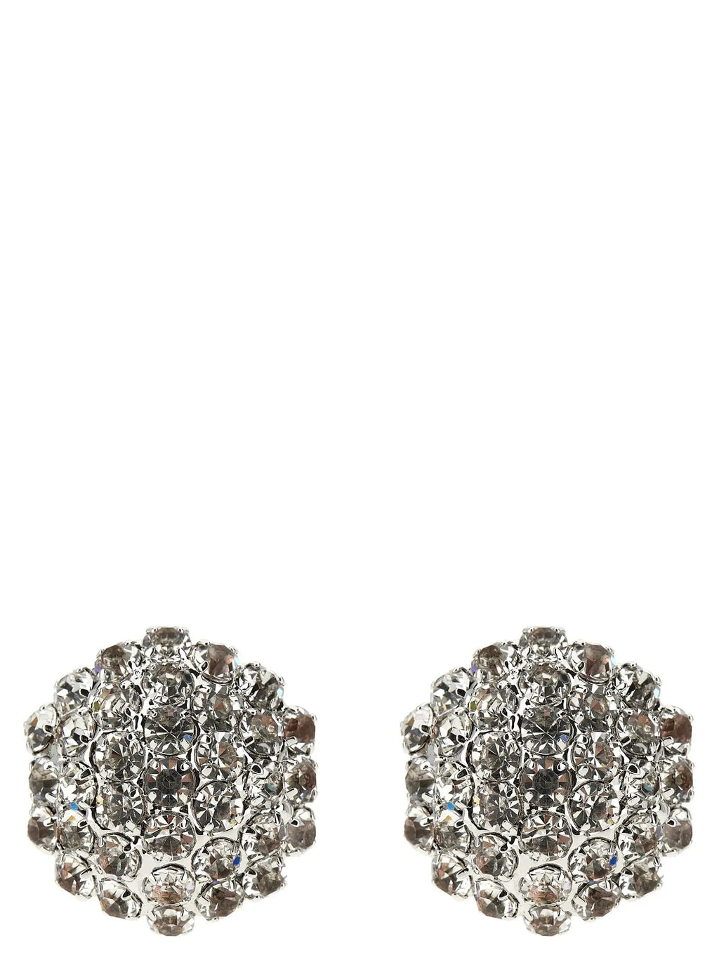 Boucles d'oreilles Autoportrait en laiton argenté