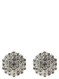 Boucles d'oreilles Autoportrait en laiton argenté