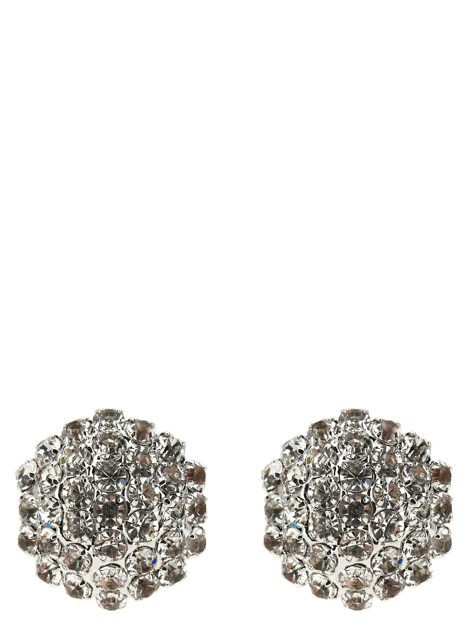 Boucles d'oreilles Autoportrait en laiton argenté