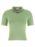 Paco Rabanne Bicolor Textile T-Shirt
