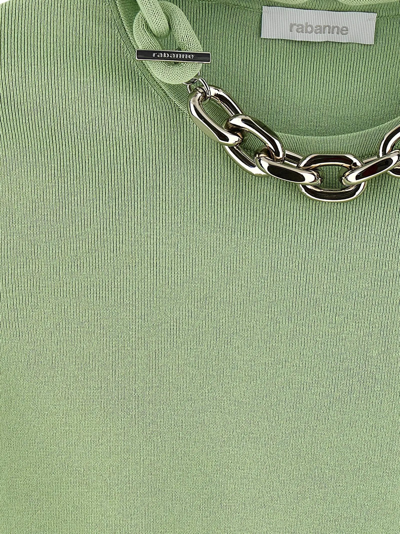 Paco Rabanne Bicolor Textile T-Shirt