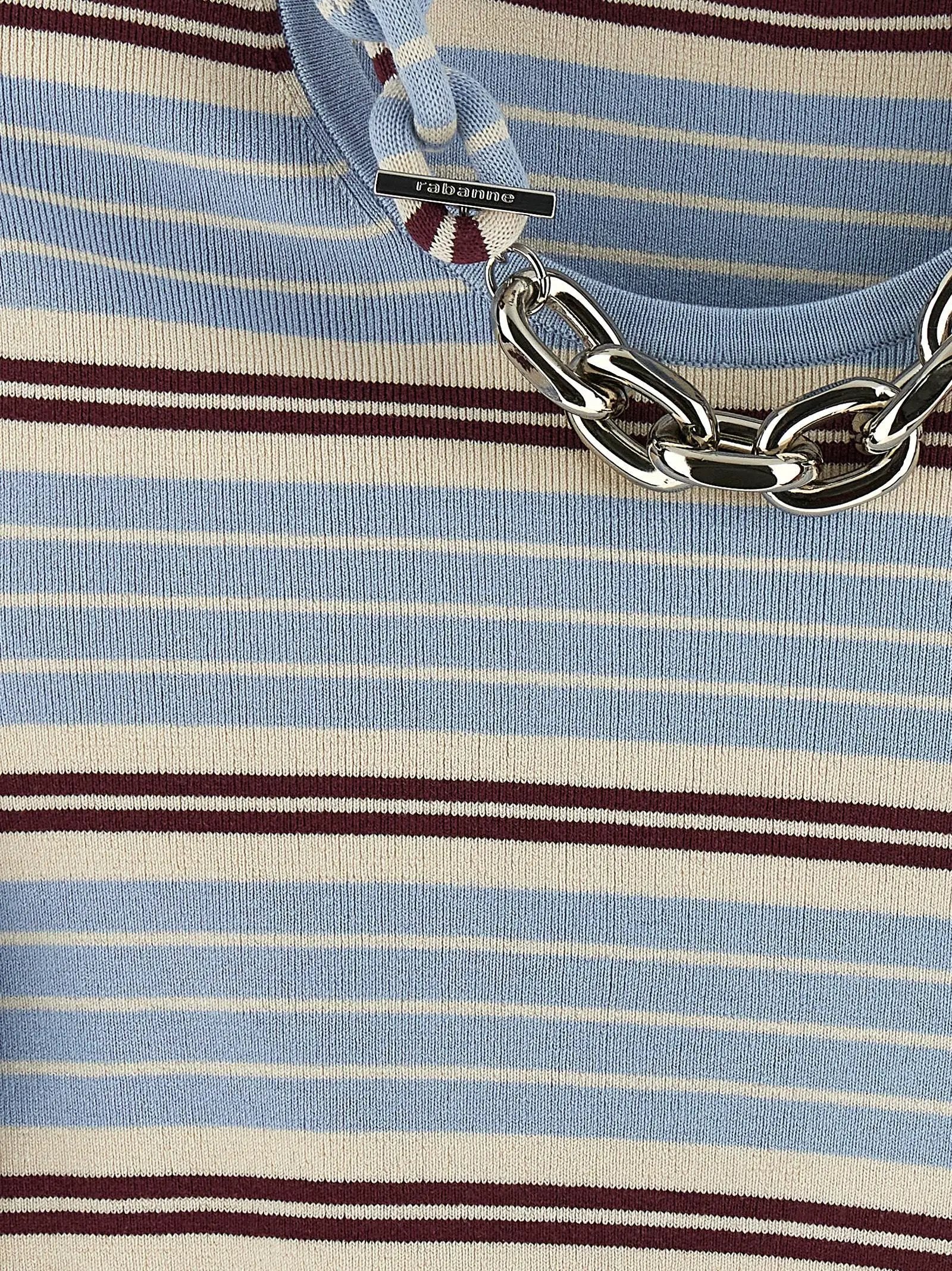 Paco Rabanne Blue Textile T-Shirt