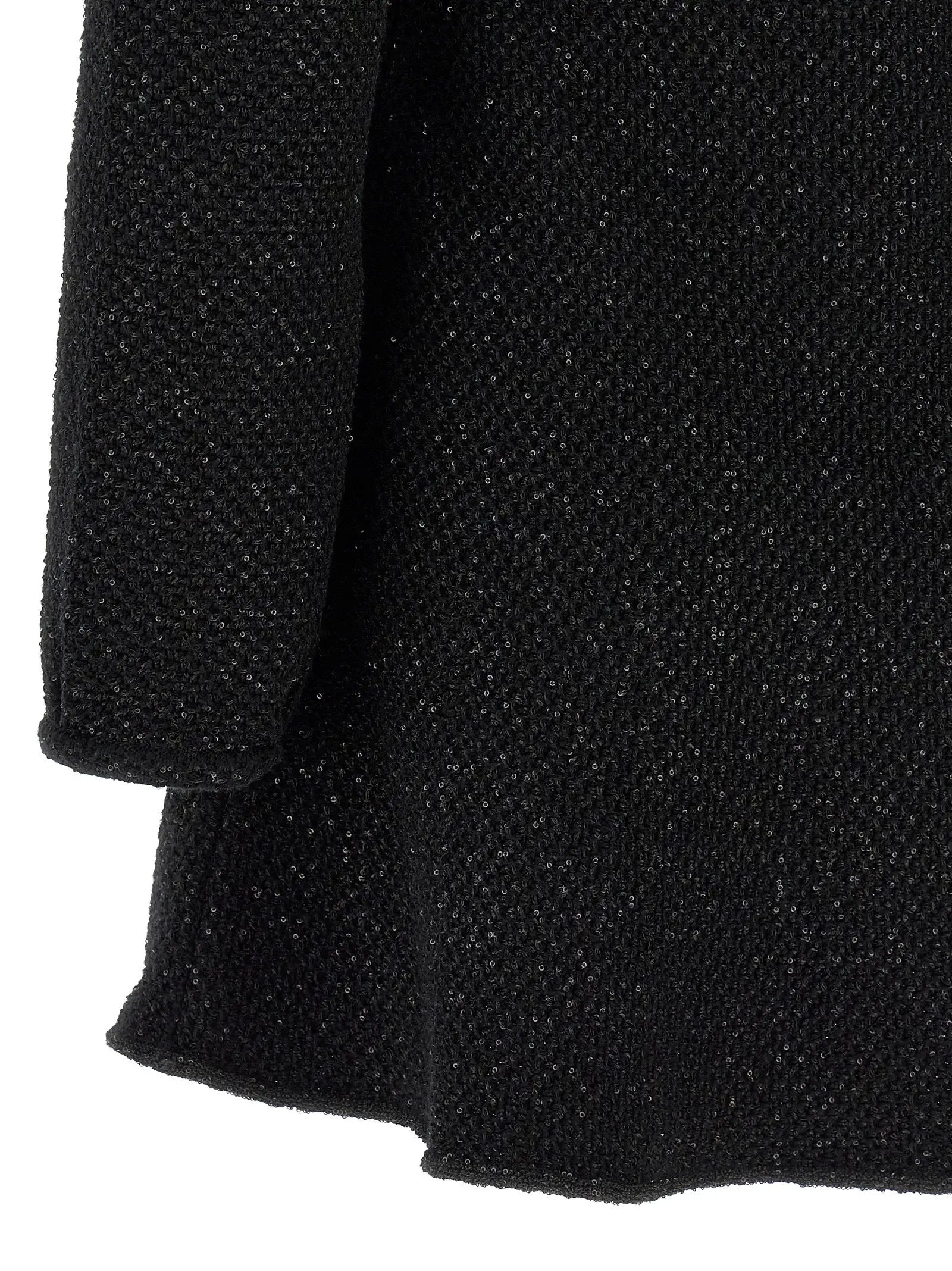 Self-Portrait Black Cotton Short Dress