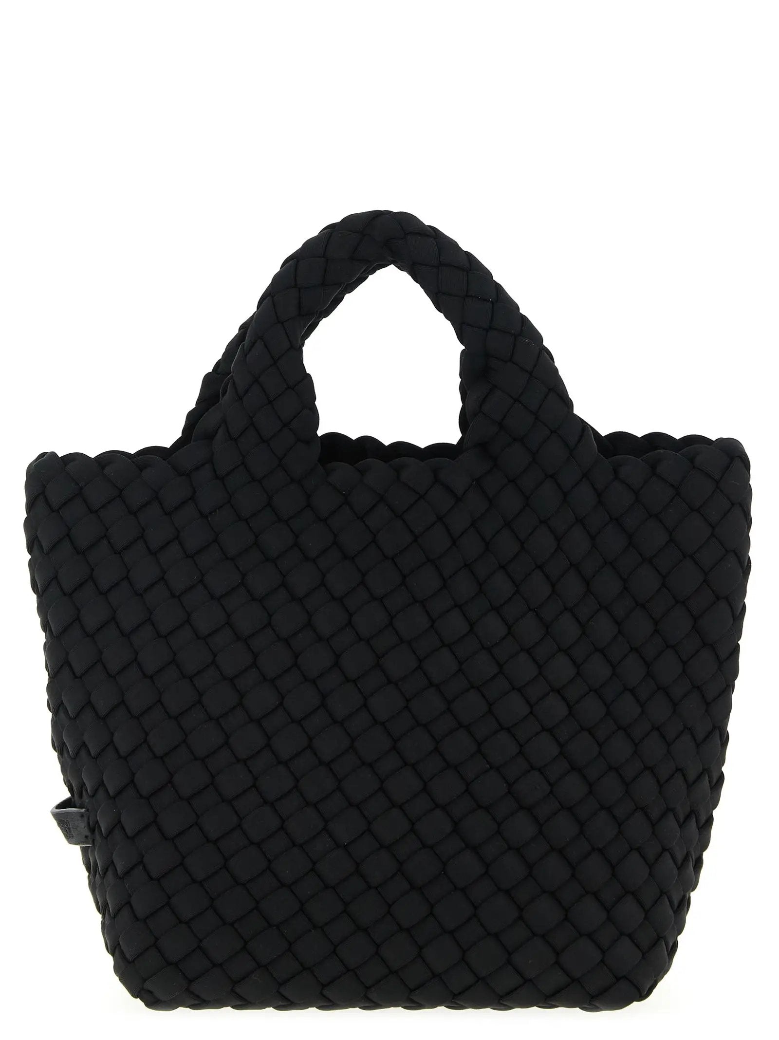 NAGHEDI Black Neoprene Tote Bag