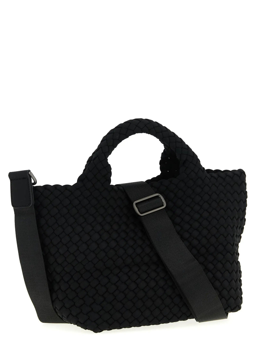 NAGHEDI Black Neoprene Tote Bag