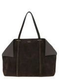Ferragamo Brown Goatskin Shoulder Bag