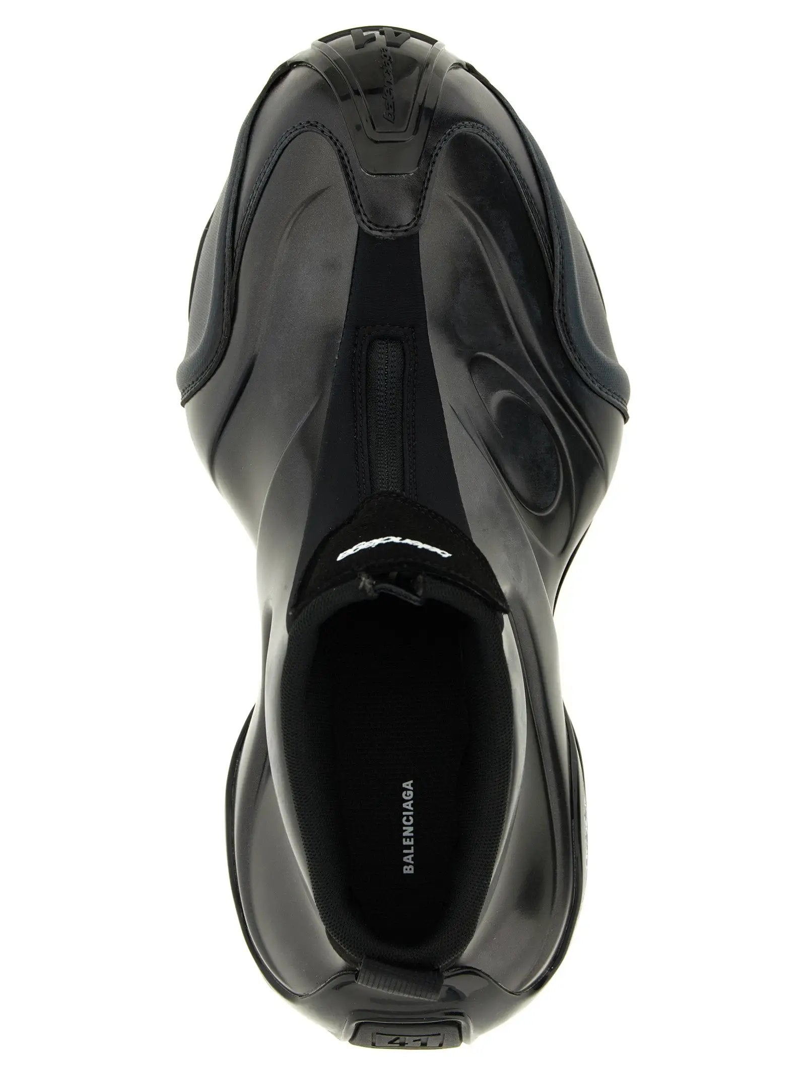 Balenciaga Black Polyester Athletic Sneakers
