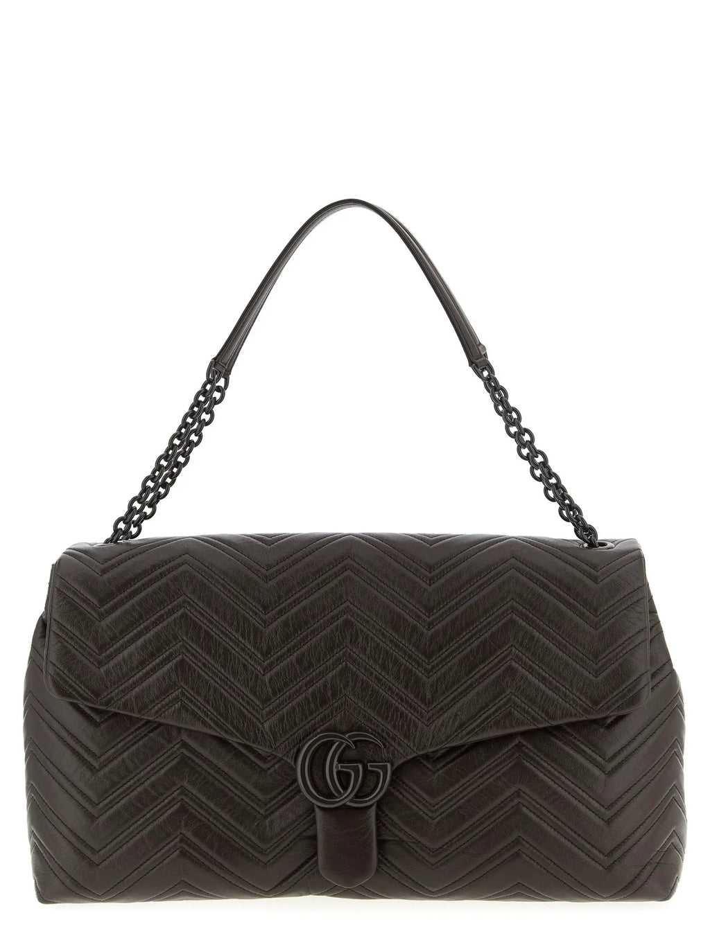 Gucci Brown Calfskin Shoulder Bag