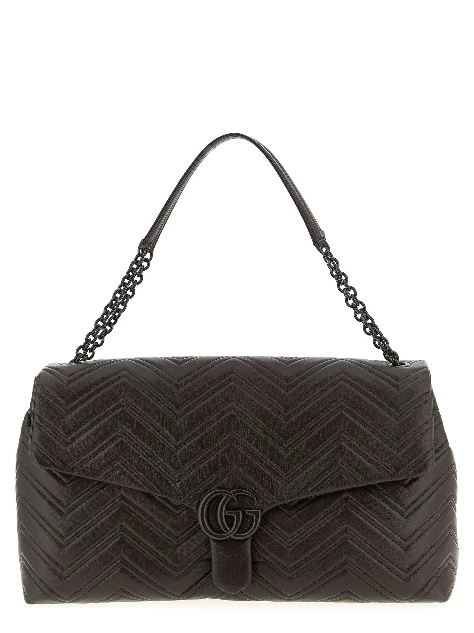 Gucci Brown Calfskin Shoulder Bag