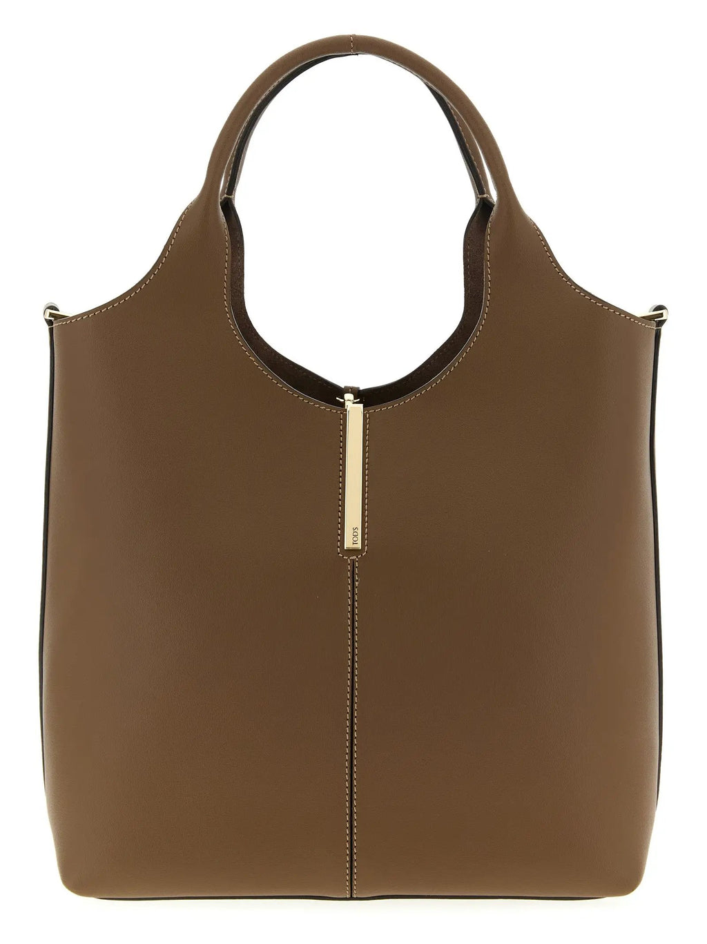 Tod's Brown Calfskin Handbag