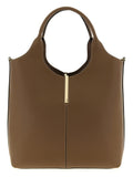 Tod's Brown Calfskin Handbag