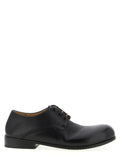 Marsell Black Calfskin Oxfords And Derbies