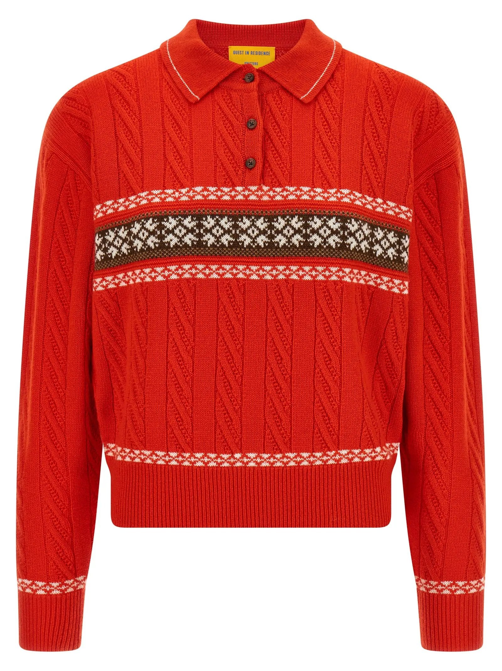 Guest in Residence Multicolor Wool Cardigan