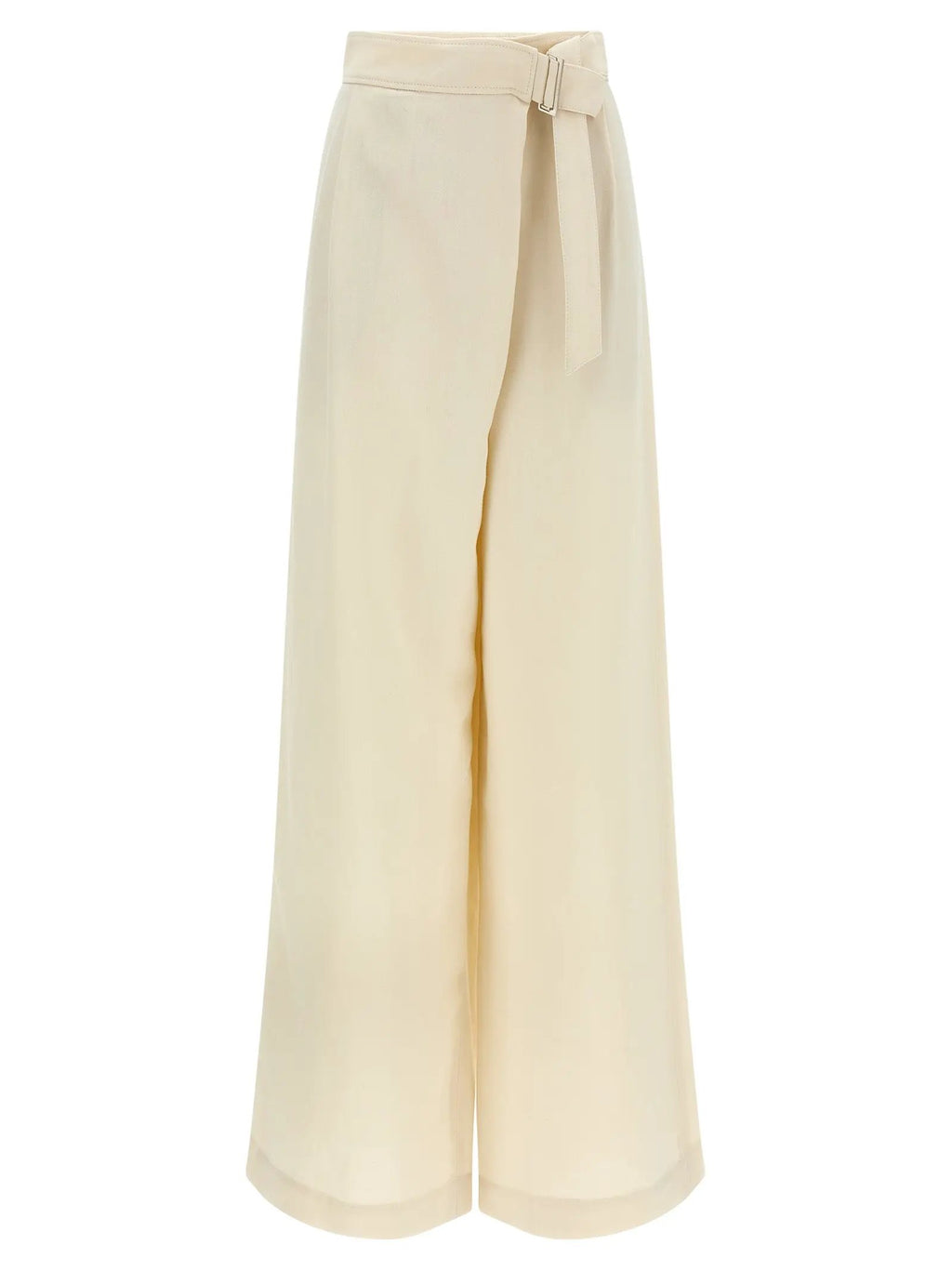 Brunello Cucinelli White Viscose Casual Pants