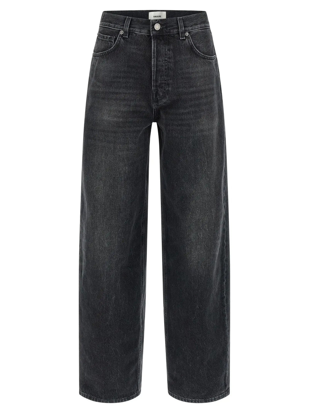 Haikure Black Cotton High-Waisted Jean