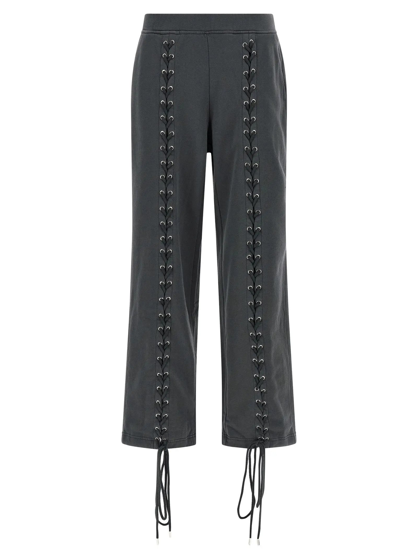 ROTATE BIRGER CHRISTENSEN Gray Cotton Casual Pants
