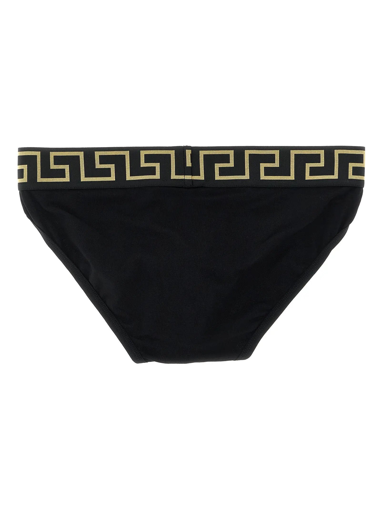 Versace Black Cotton Briefs