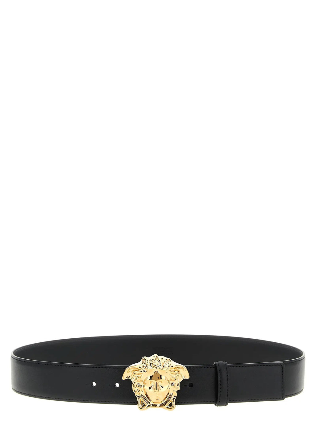 Versace Black Calfskin Regular Belt