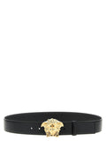 Versace Black Calfskin Regular Belt