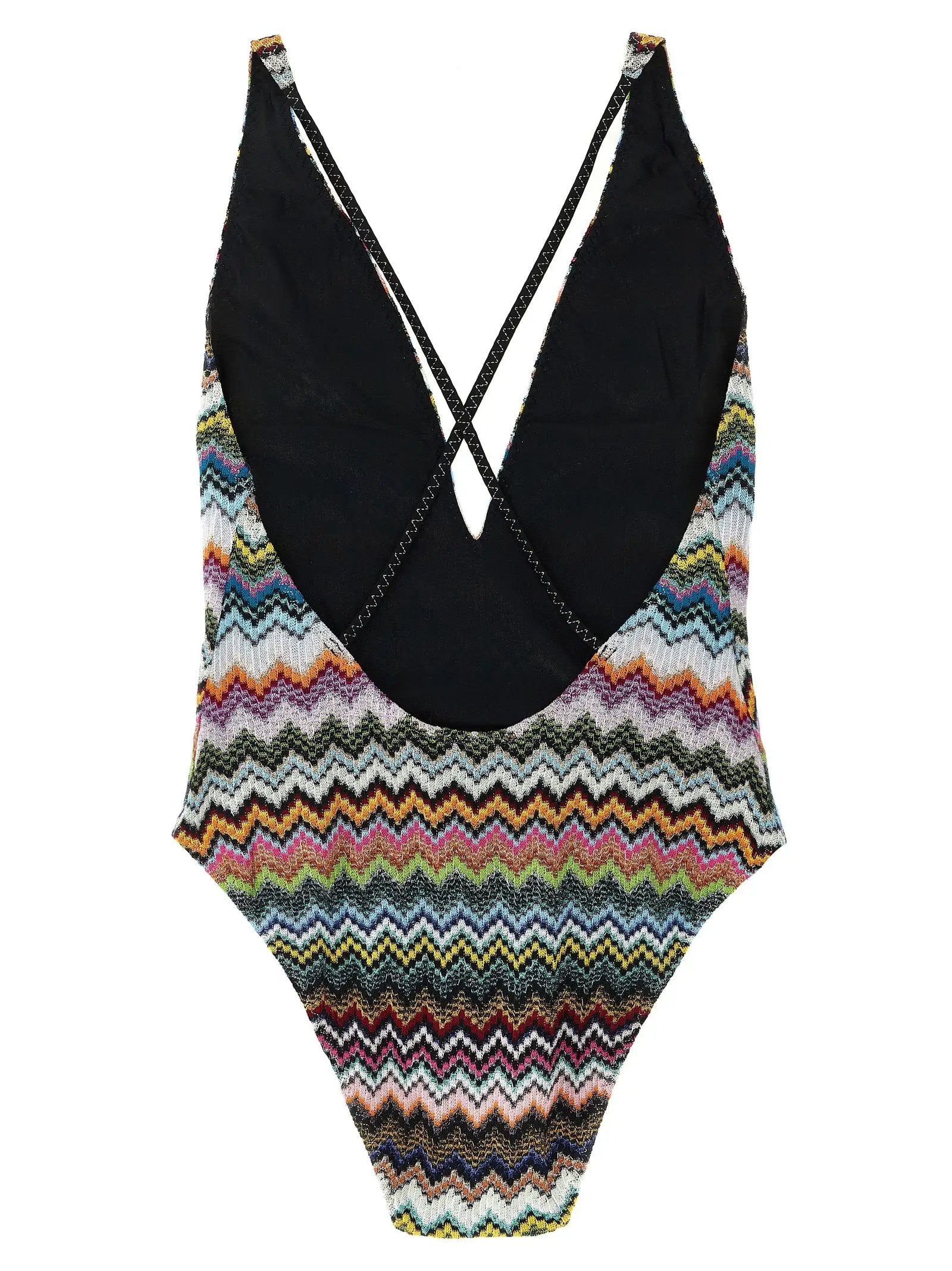 Missoni Multicolor Viscose One-Piece Swimsuit