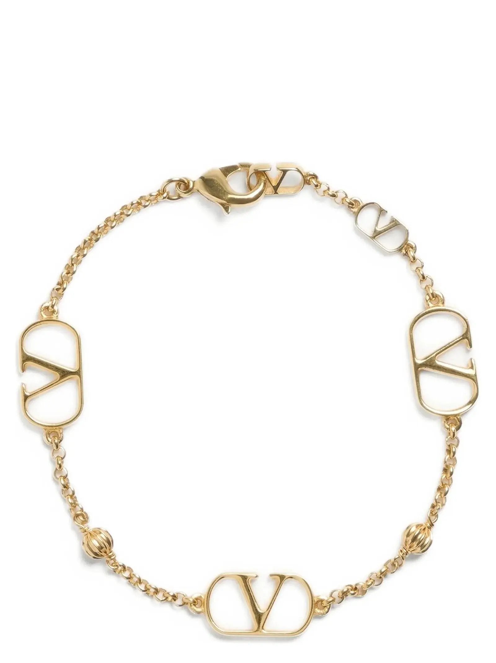Valentino Garavani Gold Brass Bracelet