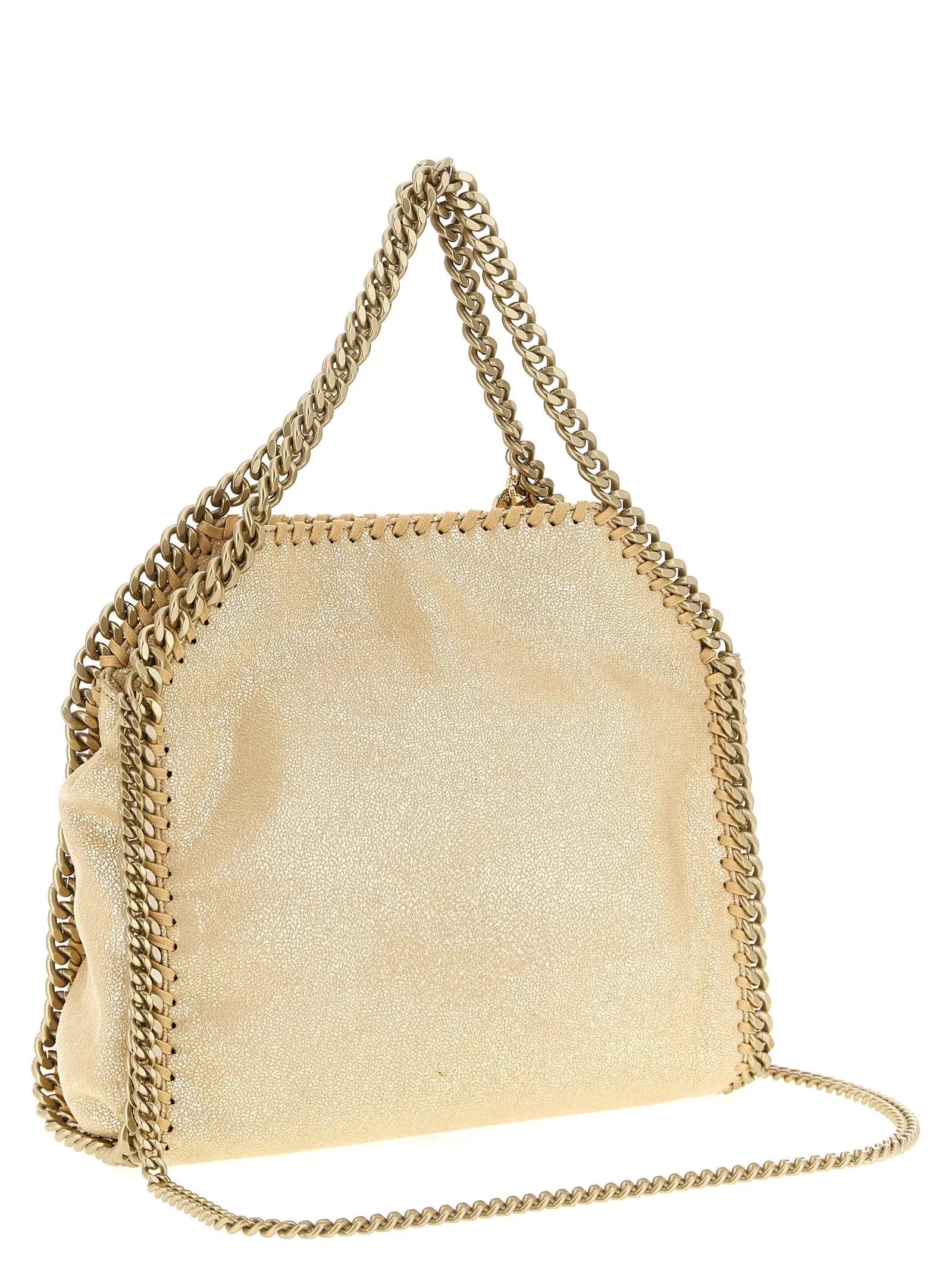 Stella McCartney Gold Polyester Handbag