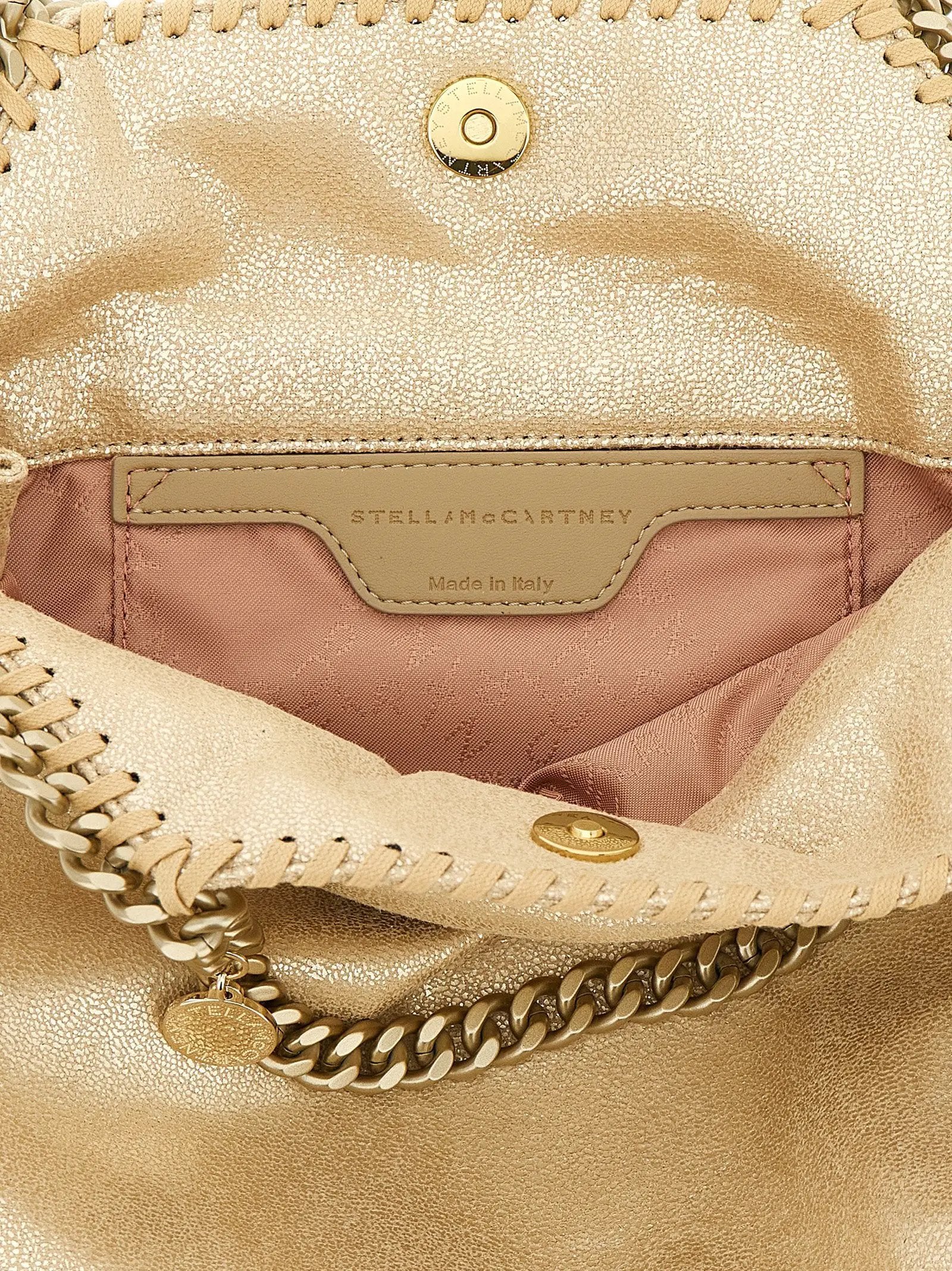 Stella McCartney Gold Polyester Handbag